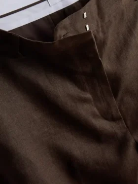 Plisované lněné kraťasy The Edit