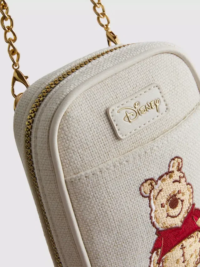 Plátěný držák na telefon s motivem Medvídka Pú od Disneyho
