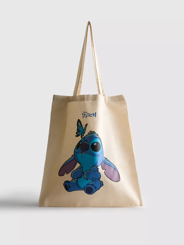 Plátěná nákupní taška s postavičkou Stitchem od Disneyho