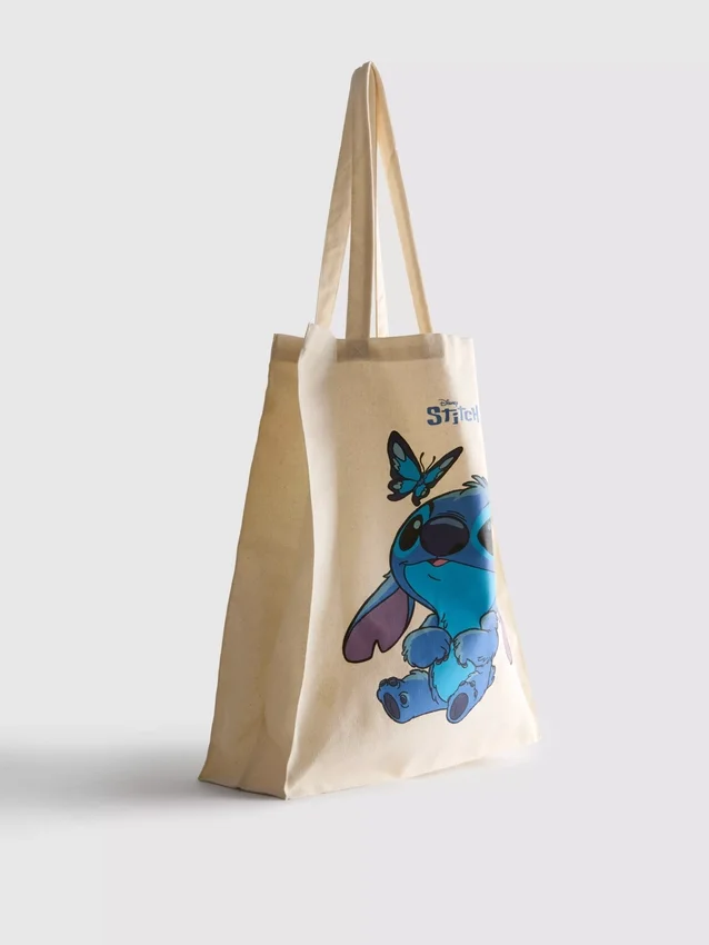 Plátěná nákupní taška s postavičkou Stitchem od Disneyho