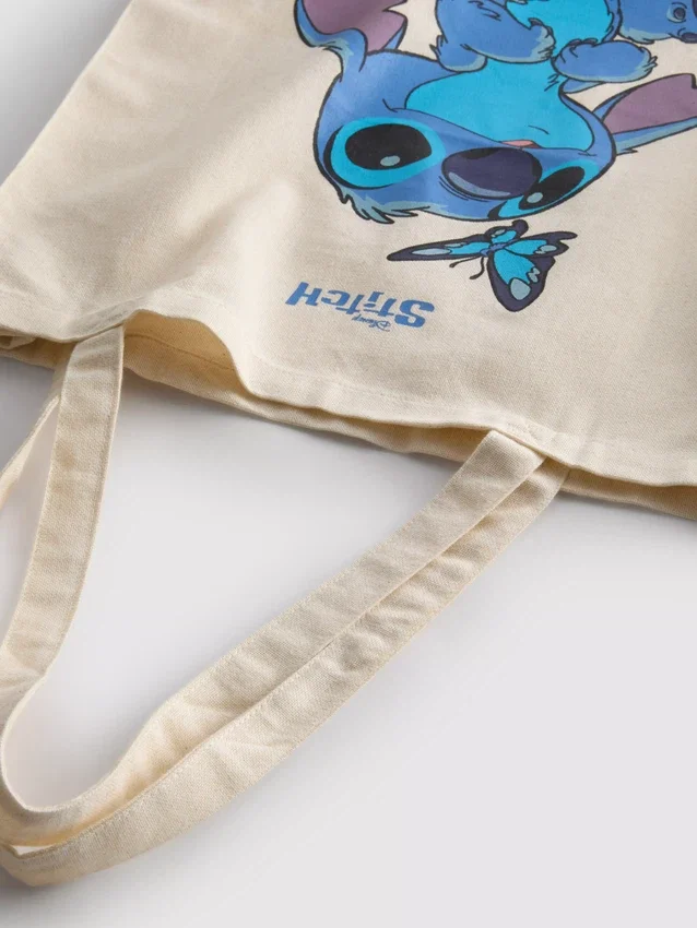 Plátěná nákupní taška s postavičkou Stitchem od Disneyho