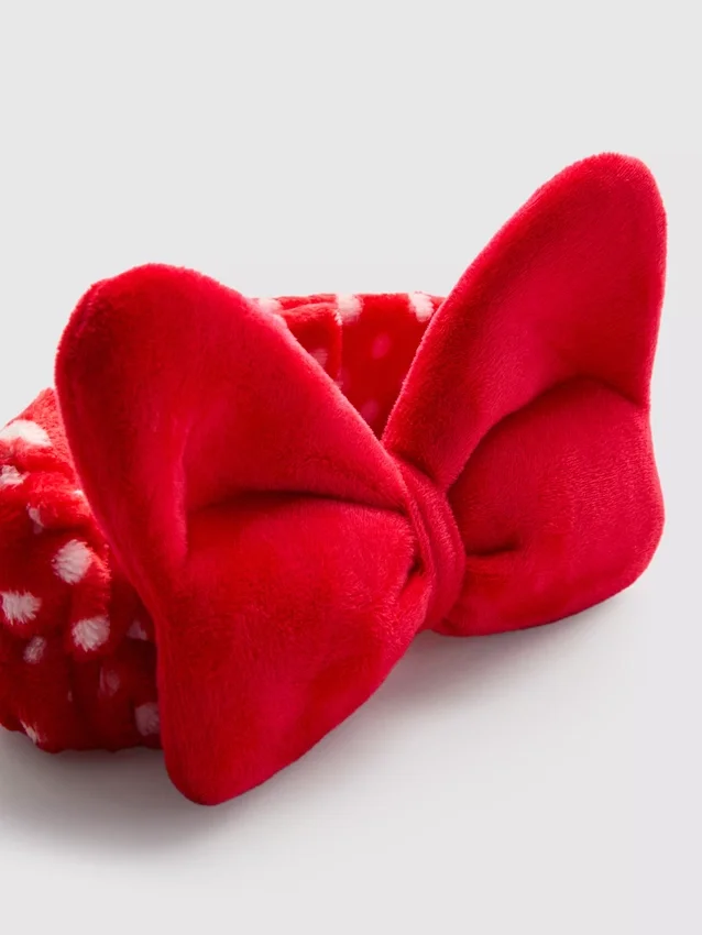 Plyšová čelenka s mašlí s motivem Minnie Mouse od Disneyho