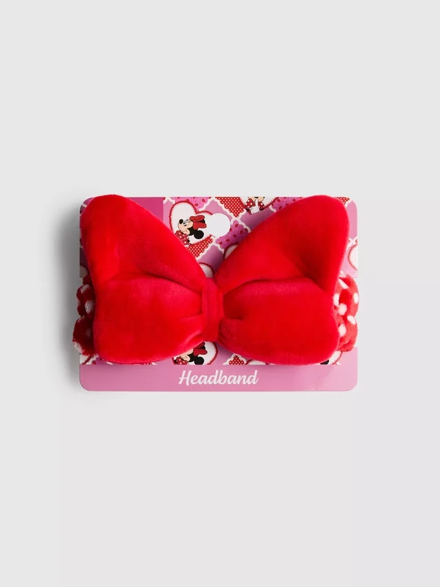 Plyšová čelenka s mašlí s motivem Minnie Mouse od Disneyho