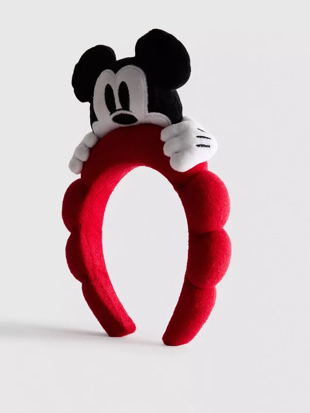Plyšová čelenka s postavičkou Mickey Mouse od Disneyho
