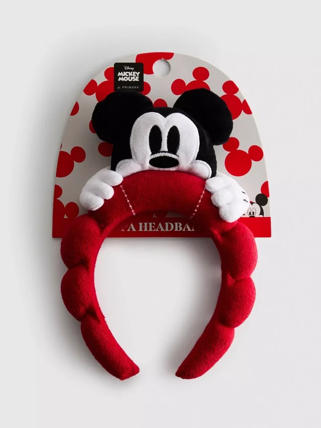 Plyšová čelenka s postavičkou Mickey Mouse od Disneyho