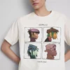 Pohodové hudební tričko s potiskem Gorillaz