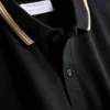 Polo košile s voštinovou texturou