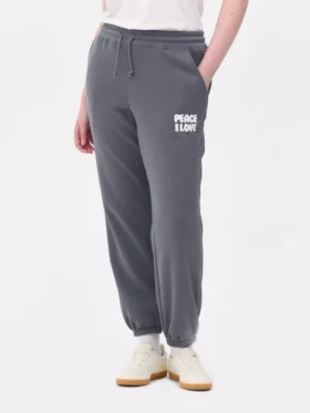 Potisknuté tepláky s manžetami