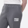 Potisknuté tepláky s manžetami