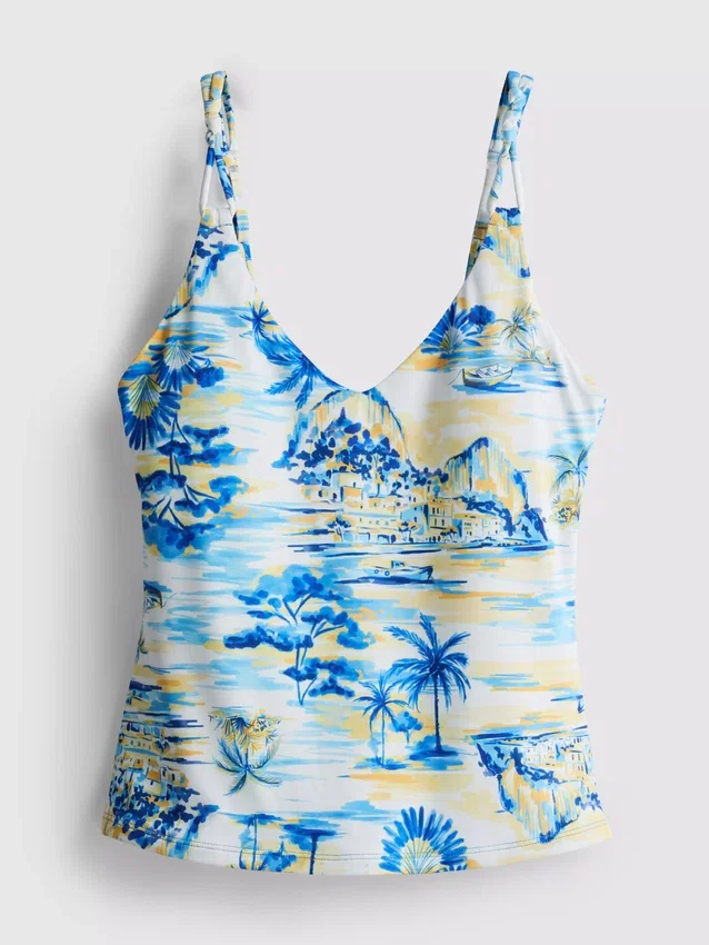 Potisknutý top tankini