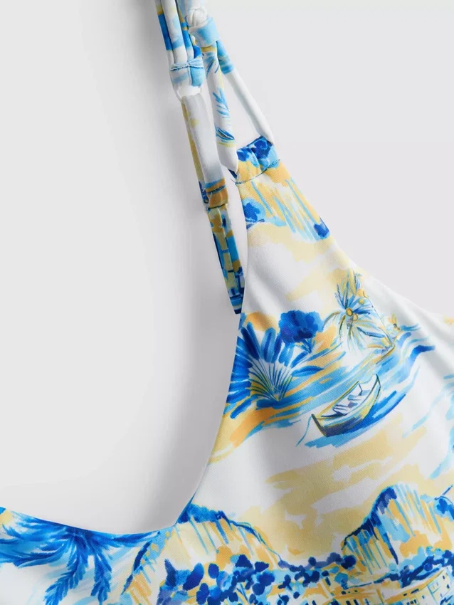 Potisknutý top tankini