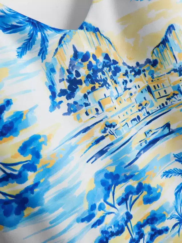 Potisknutý top tankini