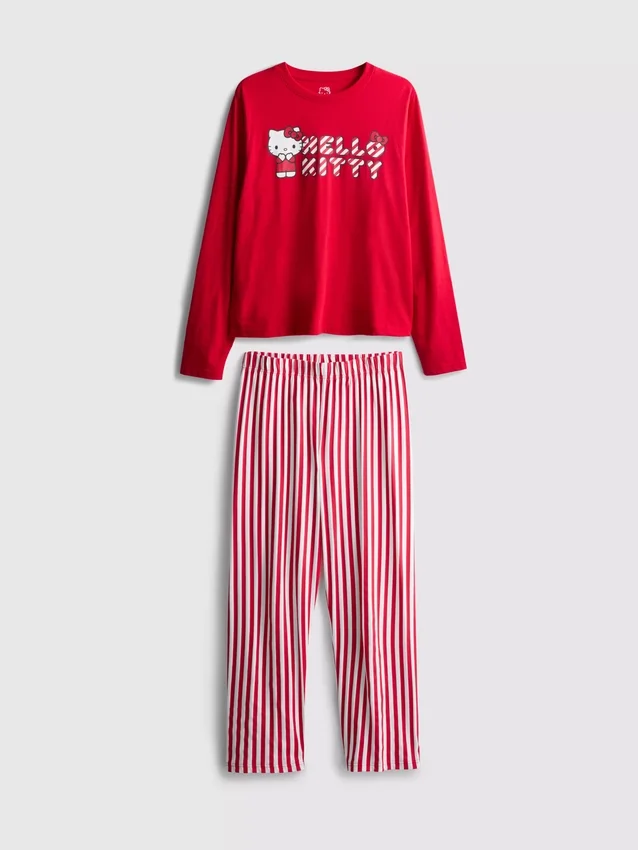 Pruhované pyžamo Hello Kitty