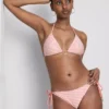 Pruhované trojúhelníkové bikiny s motivem hvězdice