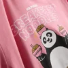 Pyžama s krátkými nohavicemi s motivem postavy z filmu Kung Fu Panda