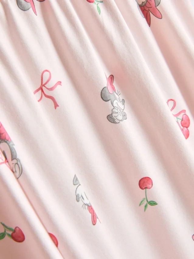 Pyžama ve stylu „boyfriend“ s potiskem Minnie Mouse od Disneyho