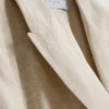 Sako s kraťasy a krátkými rukávy ze směsi lnu