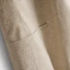 Sako s kraťasy a krátkými rukávy ze směsi lnu