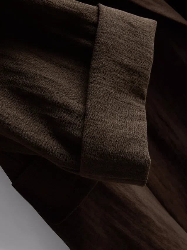 Sako s texturovaným klopovým límcem