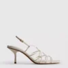 Sandály s pleteným podpatkem typu stiletto z kolekce The Edit