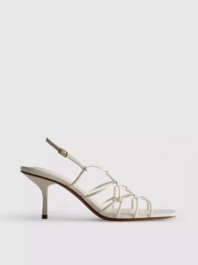 Sandály s pleteným podpatkem typu stiletto z kolekce The Edit