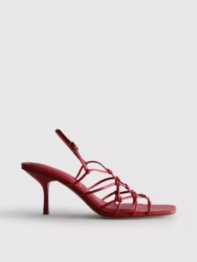 Sandály s pleteným podpatkem typu stiletto z kolekce The Edit
