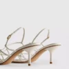 Sandály s pleteným podpatkem typu stiletto z kolekce The Edit