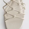 Sandály s pleteným podpatkem typu stiletto z kolekce The Edit