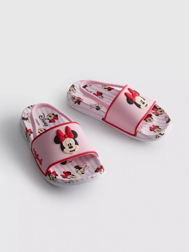 Sandály s páskem přes patu s motivem Minnie Mouse od Disneyho