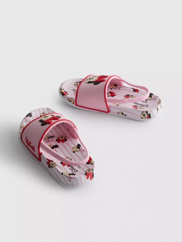 Sandály s páskem přes patu s motivem Minnie Mouse od Disneyho