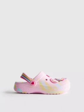 Sandály typu „clogs“ s motivem jednorožce