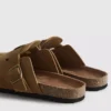 Sandály typu clogs s přezkou