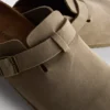 Sandály typu clogs s přezkou