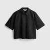 Skvělá bavlněná košile s krátkými rukávy a volným střihem