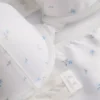 Souprava saténového spodního prádla s push-up efektem a květinovým vzorem