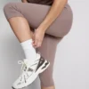 Sportovní legíny capri s vysokým pasem