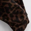Sportovní legíny s vysokým pasem a leopardím vzorem