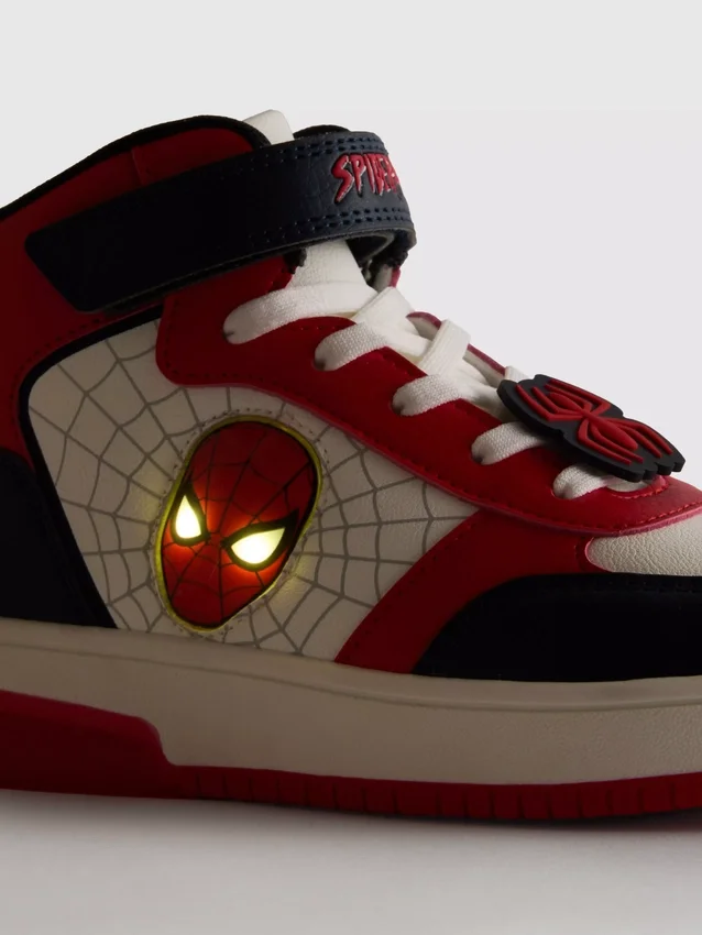 Světelné vysoké tenisky Marvel Spider-Man