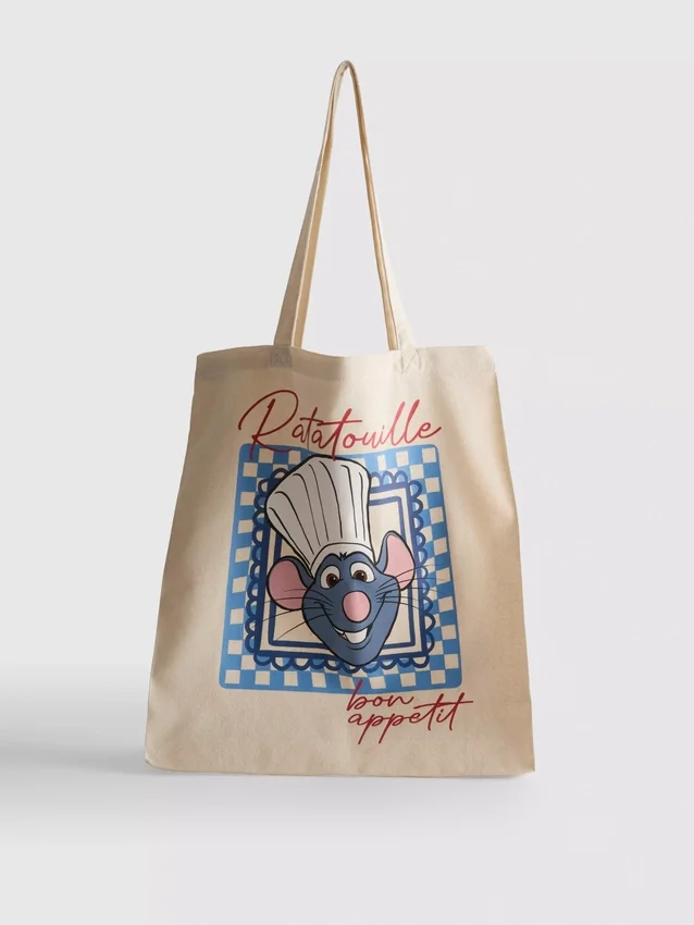 Taška typu tote s motivem filmu Ratatouille od Disney Pixar