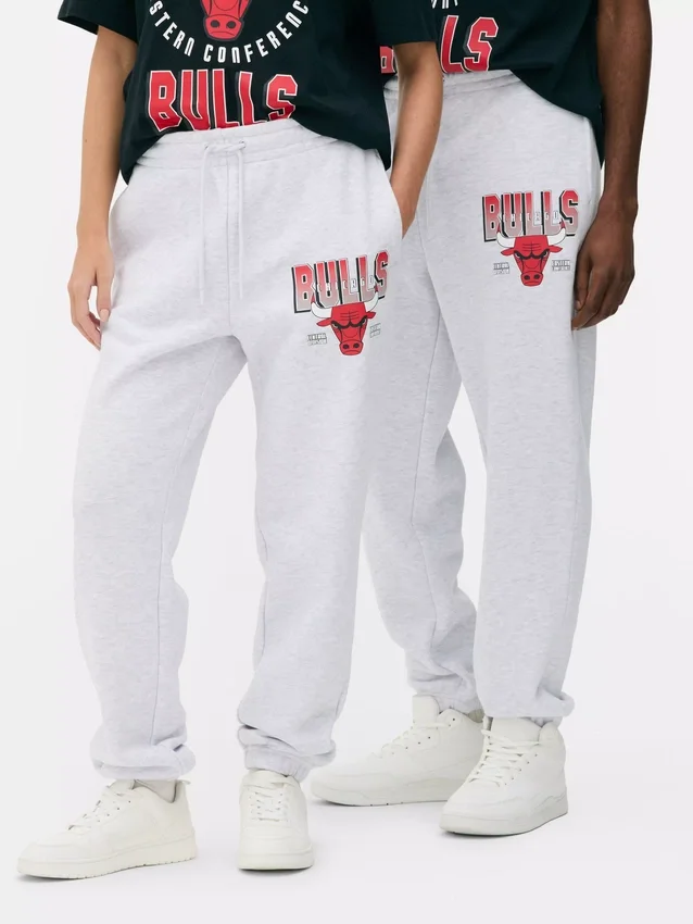 Tepláky NBA Chicago Bulls se stahovací šňůrkou