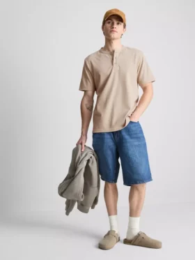 Texturovaná košile s límečkem