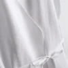 The Edit lněný top s výstřihem do V a zavinovacími boky