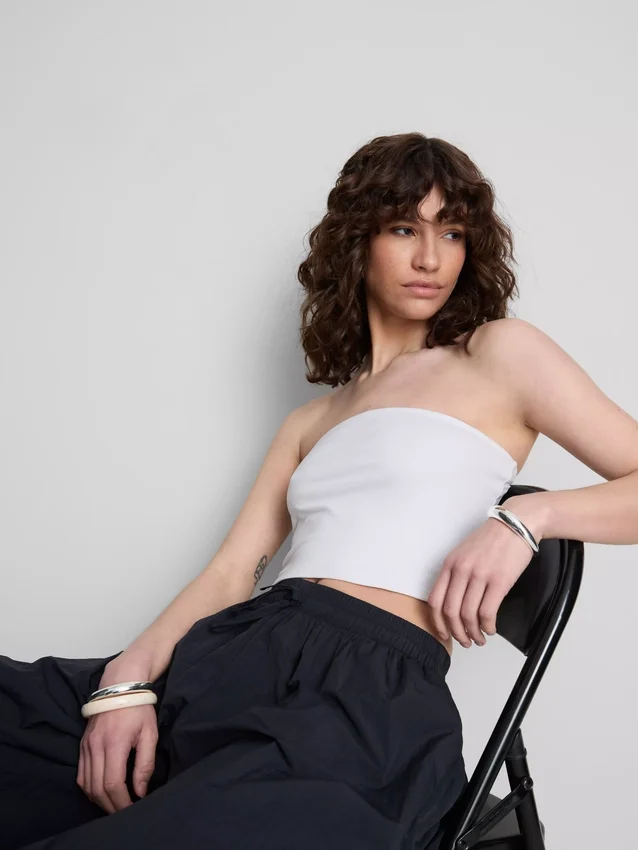 The Primark Scene | Bandeau top z materiálu s vysokým podílem bavlny