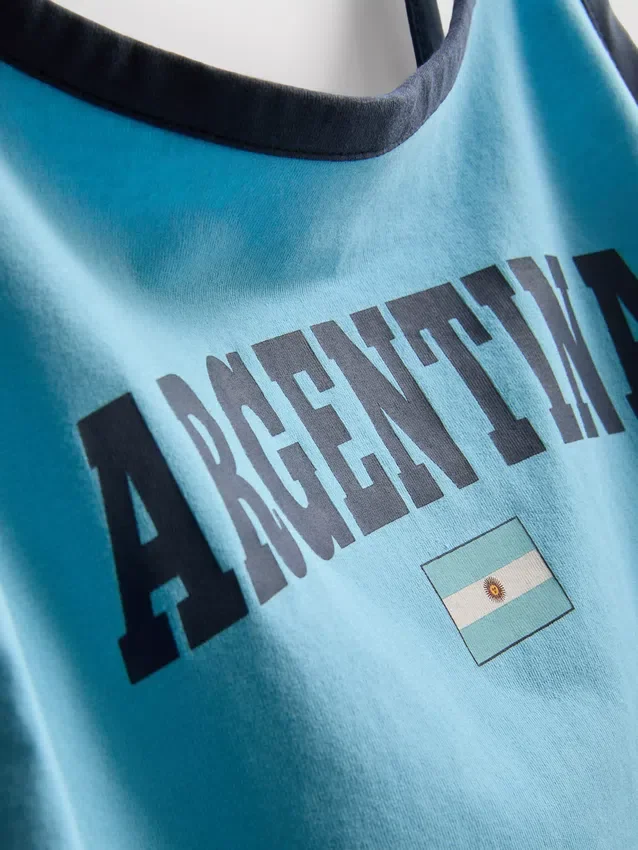 The Primark Scene | Bavlněné tílko Argentina s vysokým podílem bavlny