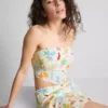 The Primark Scene | potištěné bandeau top s oblým výstřihem