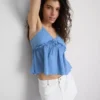 The Primark Scene | volánkový top s ramínky