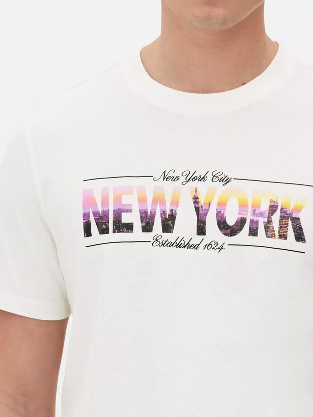 Tričko s motivem New Yorku