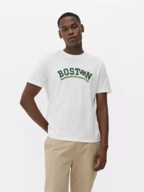 Tričko s potiskem Boston