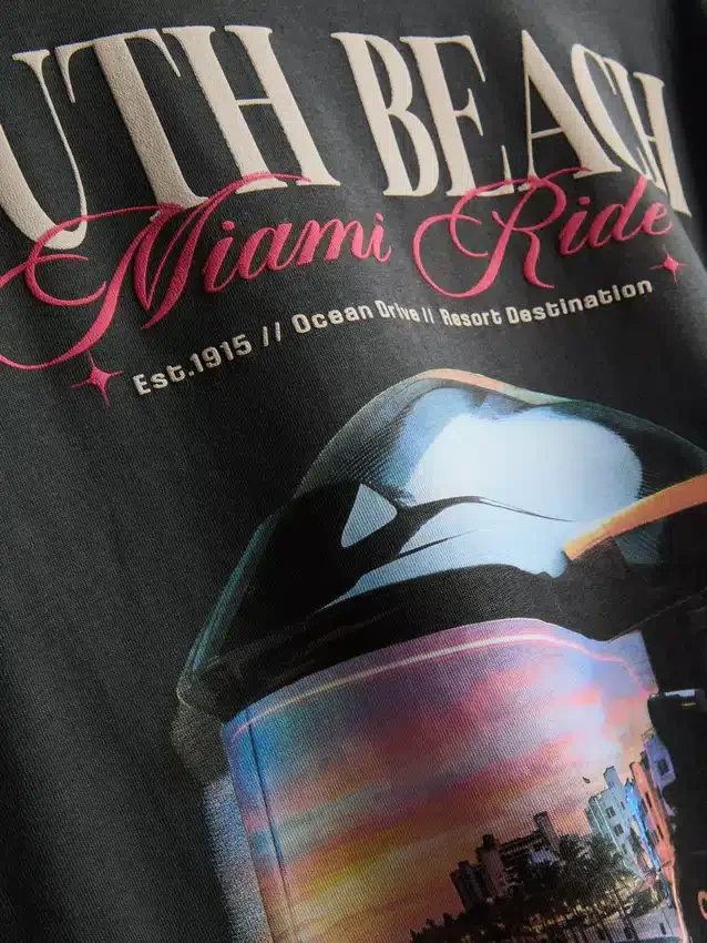 Tričko s potiskem Miami