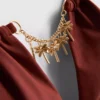 Trojúhelníkové bikiny s řetízkovým detailem